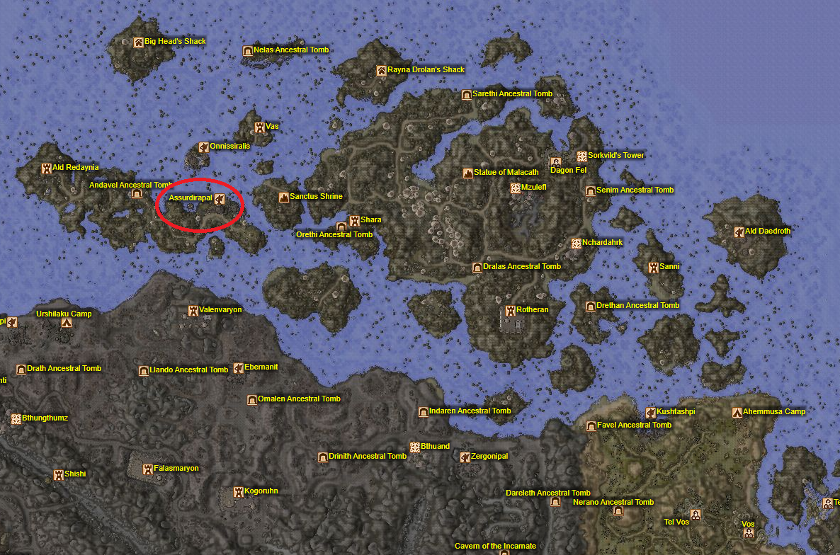 Assurdirapal Map Location